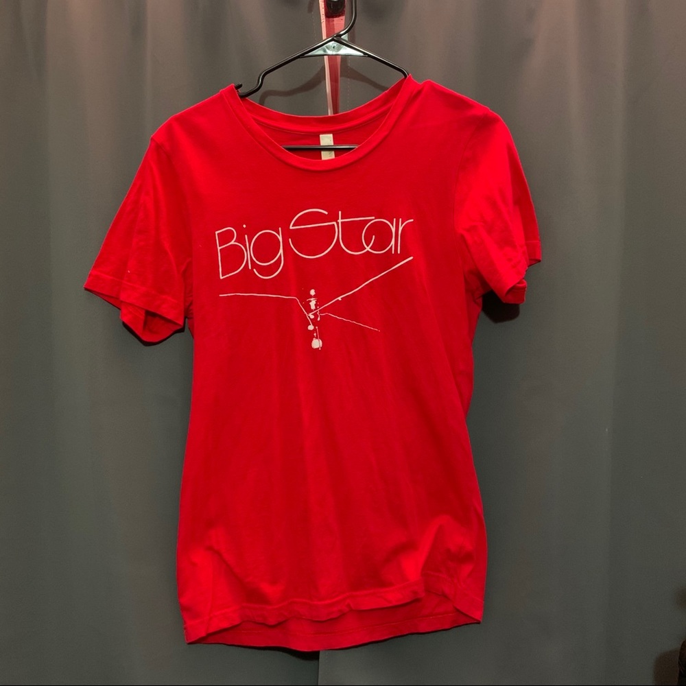 Men’s Small Big Star Radio City T-Shirt Red